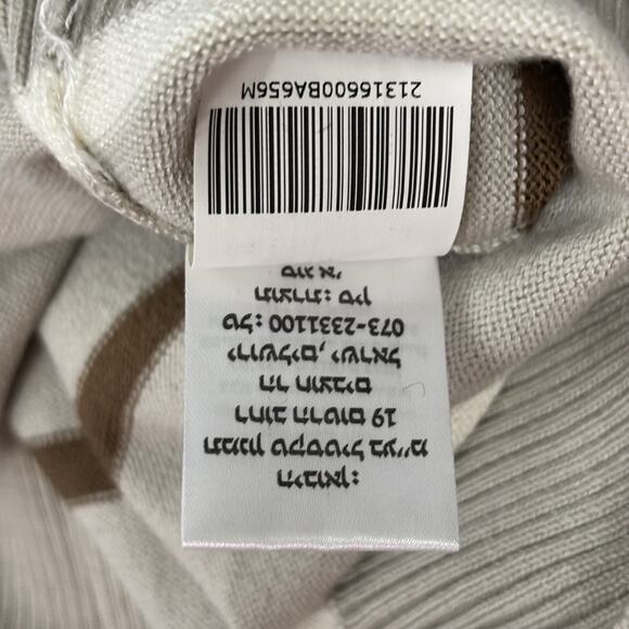 y2k vintage Tamnoon Man Men’s Crewneck Preppy Sweater Medium Striped Classic - Picture 11 of 12